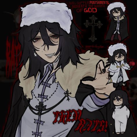 #bsd An Anime, Anime Character, Hair, Anime, White, Black