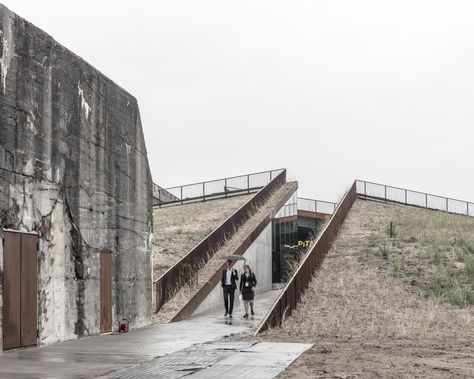 © Rasmus Hjortshøj Landform, Military Museum, Bjarke Ingels, Concept Diagram, Landscape Architecture Design, U Bahn, Museum Architecture, Big Photo, Van Der Rohe