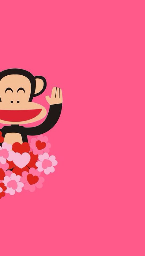 Monkey Wallpaper Cute Cartoon, Paul Frank Monkey Wallpaper, Cute Monkey Wallpaper Iphone, Monkey Wallpaper Iphone, Cute Monkey Wallpaper, Paul Frank Wallpapers, Monkey Icon, Pink Wallpaper Hello Kitty, Monkey Wallpaper