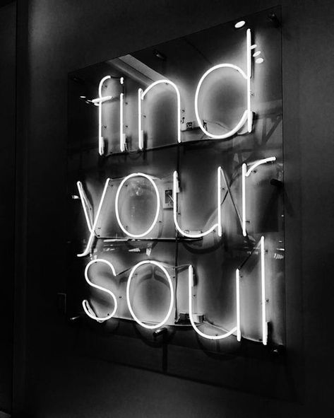 Reconnecting with the souls guidance is medicine for the soul. #happiness #mindfulness #life #goodadvice #eatdesignlife Find Your Soul, Neon Quotes, Neon Words, Minimal Photography, Marquee Lights, Neon Aesthetic, Neon Art, Neon Lights, Minimalist Aesthetic