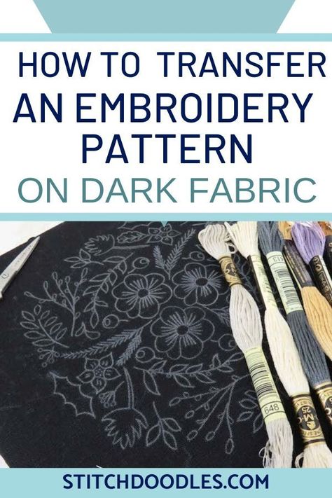 How To Transfer Sashiko Pattern, Embroidery Black Fabric Patterns, Transfer For Embroidery, Transferring Embroidery Patterns To Fabric, How To Put Embroidery Pattern On Fabric, Transfer Pattern For Embroidery, Transfer Design To Fabric For Embroidery, Transfer Pattern To Fabric, Make Your Own Embroidery Pattern