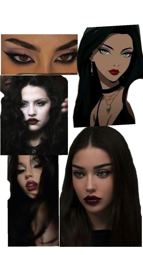 #femme fatale #goth #power Femme Fatale Makeup Black Woman, Fem Fatale Makeup, Femme Fatale Aesthetic Outfit, Fem Fatale Aesthetic, Mafia Makeup, Female Fatale Aesthetic, Maneater Makeup, Femme Fatale Makeup, Vixen Makeup