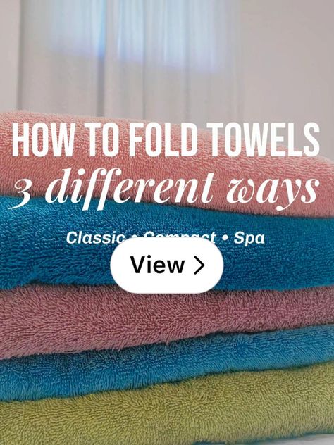 How to fold towels like a pro 🛁🧖‍♀️ | Gallery posted by Lemon8 Home | Lemon8 Folding Towels Save Space, How To Fold Towels To Save Space, Fold Towels Like Hotel, Fold Towels For Display, Folding Towels Fancy, How To Fold Bath Towels, Folding Bath Towels, Towel Folding Ideas, Fold Hand Towels