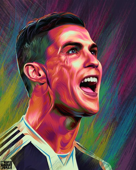 CR7 - Digital Drawing (vector art), on ArtStation at https://www.artstation.com/artwork/J9znK0 Football Drawing, Photoshop Logo, Draw Logo, Ronaldo Wallpapers, Sports Hero, Vector Portrait, كريستيانو رونالدو, Vector Drawing, Football Mom