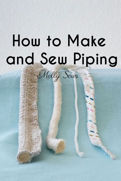 Sewing Piping On A Pillow, Dress Piping Ideas, How To Sew Piping, Piping Sewing Techniques, How To Do Piping Sewing, How To Make Piping Sewing, Piping Techniques Sewing, Zecca Needlepoint, Sew Piping