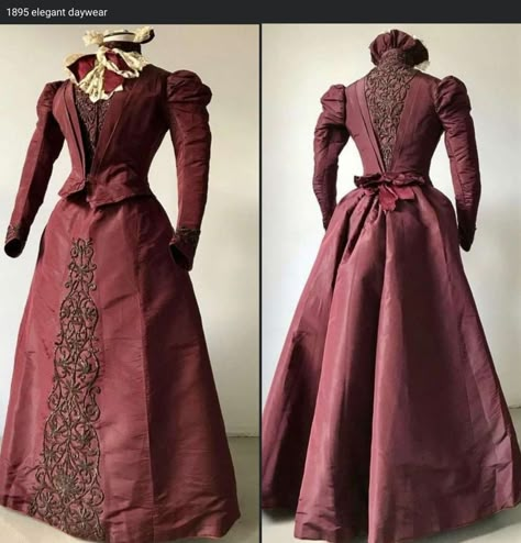 1895 Dress, 1896 Dress, 1890s Fashion Women, 1890s Day Dress, 1889 Evening Dress, 1900 Dresses, 1886 Evening Dress, 1890 Dress, 1880s Dress