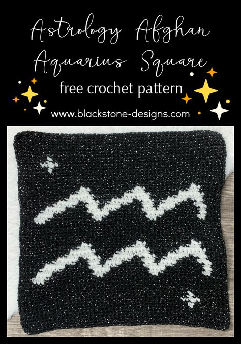 Crochet Capricorn, Capricorn Crochet, Leo And Virgo, Afghan Patterns, Crochet Patterns Free Blanket, Capricorn And Aquarius, Taurus And Gemini, Granny Squares, Crochet Granny