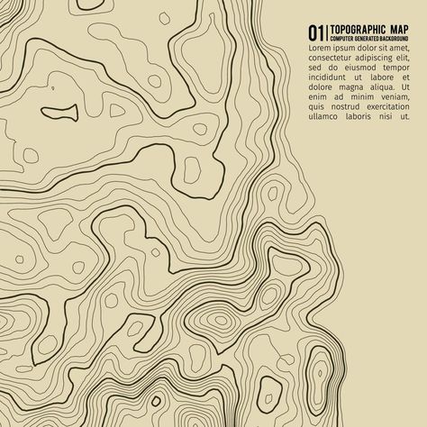 Illustration Mountain, Topography Map, Map Background, Abstract Vector, Hiking Trail, Mountain Hiking, Topographic Map, Hiking Trails, Norway