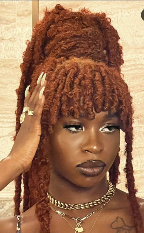 Haircut Tips, Hair Dyed, Faux Locs Hairstyles, Cute Box Braids Hairstyles, Quick Braided Hairstyles, Protective Hairstyles Braids, Hair Twist Styles, Pretty Braided Hairstyles, Natural Hair Styles Easy