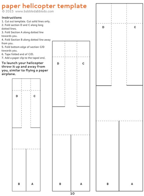 How To Make A Paper Helicopter - Babble Dabble Do Paper Helicopter, Paper Toys Diy, Babble Dabble Do, Girl Scouts, Paper Clip, Helicopter, Problem Solving, Free Printables, Free Printable