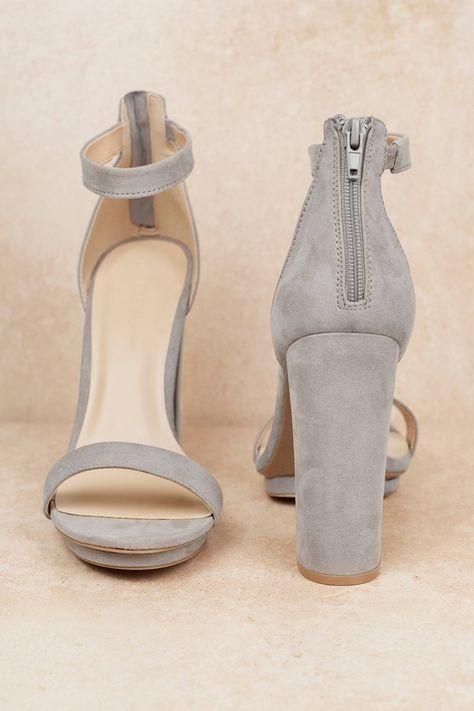 Penelope Light Blue Ankle Strap Heels - $34 | Tobi US Birthday Heels, Single Strap Heels, Ankle Wrap Heels, Nude Strappy Heels, Beautiful Heels, Fantasy Wedding, Heels For Women, Wrap Heels, Ankle Wrap