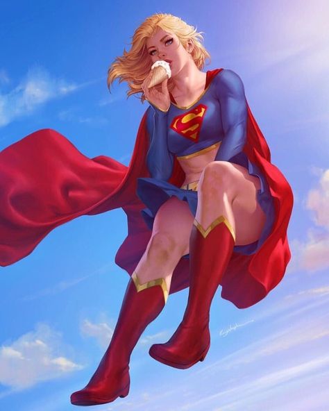 Kal El Superman, Supergirl Art, Art Dc Comics, Supergirl Comic, Dc Comics Girls, Supergirl Dc, Dc Comic Books, Superman Wonder Woman, Bd Comics