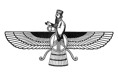 Ancient Iranian medicine - Wikipedia Ahura Mazda, Persian Tattoo, Caduceus Symbol, Cyrus The Great, Chi Rho, Middle Eastern Culture, Sacred Geometry Symbols, Ancient Persia, Ancient Persian