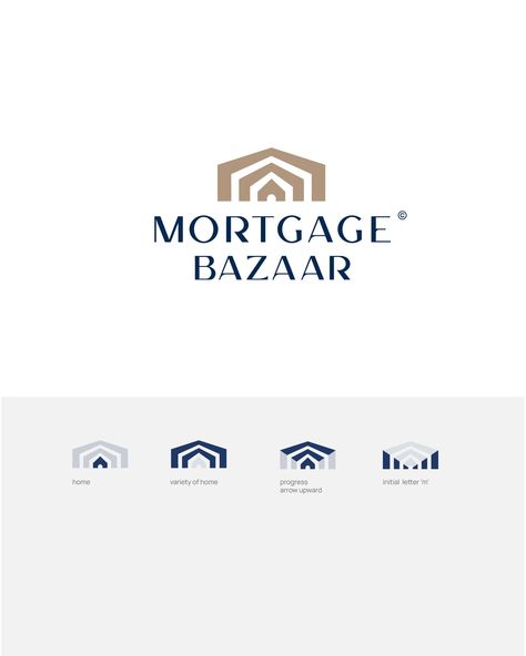 Logo and complete Visual Branding for Mortgage Bazaar, USA Client: Mortgage Bazaar Location: USA Type: Logo and Visual Designs - Ready to elevate your Brand? Connect with us at : FB / insta - @harshadesigns Be.net/harshadesigns WhatsApp - +977 9843466230 mail us at - mail@harshadesigns.com www.harshadesigns.com #logo #realtor #Realestatelogo #Realestate #USA #worldwide #rebranding #connection #designerinnepal #brandguidelines #stationery #collaterals #banners #digital #technology #b... Mortgage Logo Design, Type Logo, Realtor Logo, Real Estate Logo, Visual Branding, Credit Union, Brand Guidelines, Digital Technology, Initial Letters