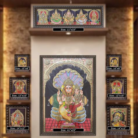 Crockery Unit Ideas, Tv Cupboard Design, Maha Lakshmi, Main Doors, Picture Arrangements, Tanjore Paintings, Tv Walls, Pooja Room Door, Front Gate Design