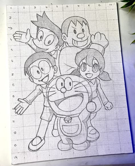 Doremon Drawing Cute, Nobita Drawing, Doraemon Images, Doraemon Drawing, रोहित शर्मा, Draw Santa, Naruto Drawings Easy, Pencil Sketches Easy, Friends Sketch