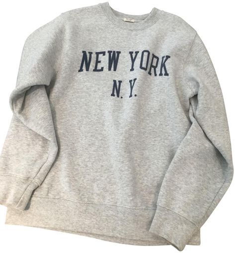 Brandy Melville Sweatshirt, Comfy Crewneck, New York Sweatshirt, Flannel Sweatshirt, Cropped White Tee, Cropped Crewneck, Dropped Shoulder Sweatshirt, Grey Crewneck, John Galt