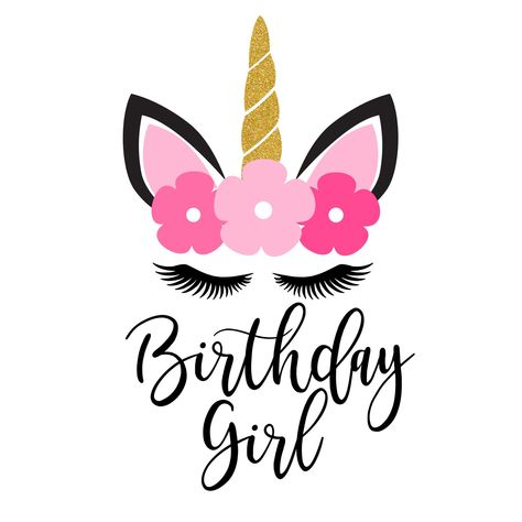 Birthday Girl Unicorn SVG Happy Birthday Humorous, Happy Birthday Friendship, Unicorn Birthday Shirt Svg, Happy Birthday For Her, White T-shirt With Unicorn Print For Birthday, Hadiah Diy, White Unicorn Print T-shirt For Birthday, Birthday Unicorn Print Crew Neck T-shirt, Affordable Unicorn Print T-shirt For Birthday