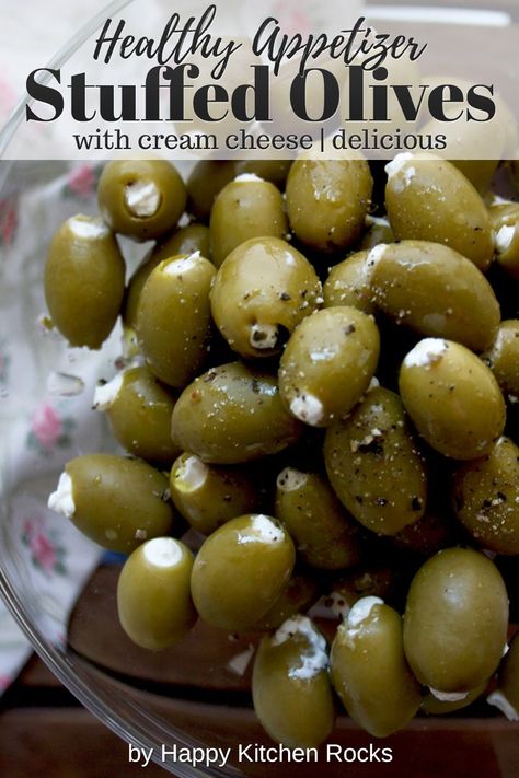 Stuffed Olives, Pickled Olives, Olive Recipes, Charcuterie Inspiration, Happy Kitchen, Infused Olive Oil, Thanksgiving Appetizers, Cheese Stuffed, Green Olives