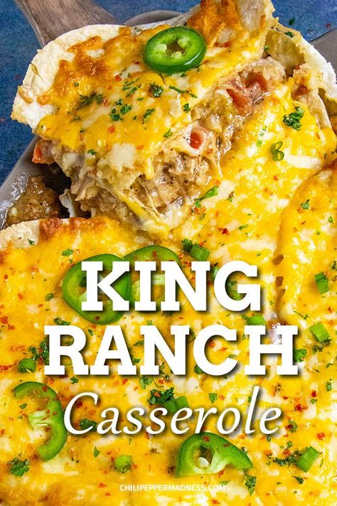 Shredded Chicken Casserole, Cheese Tortillas, King Ranch Casserole, Mexican Dinners, Meatless Dinners, King Ranch Chicken Casserole, King Ranch Chicken, Ranch Casserole, Can Chicken Recipes