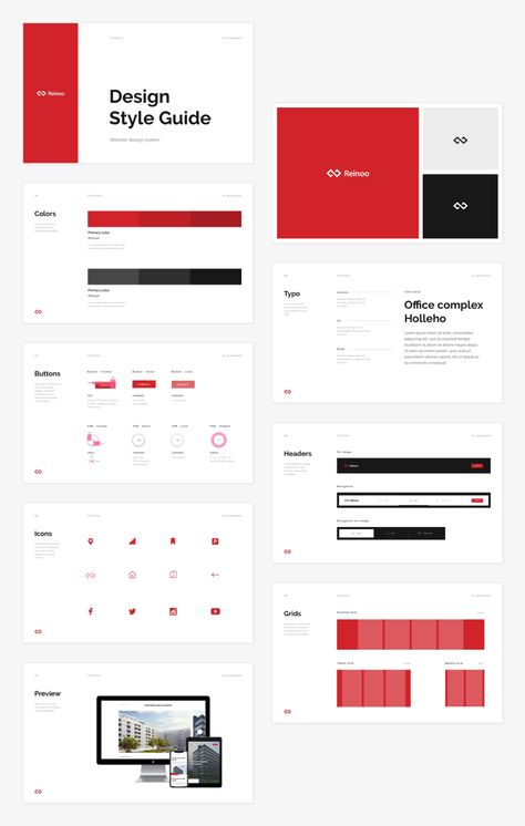 Web Style Guide, Website Style Guide, Brand Guidelines Design, Style Guide Template, Style Guide Design, Guide Template, Corporate Style, Brand Book, Brand Guide