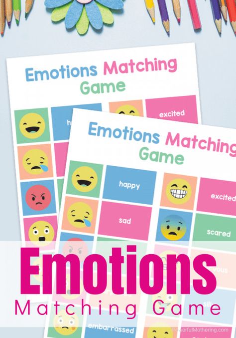 Emotion Games, Emotions Coloring Pages, Free Learning Printables, Emotions Game, Understand Emotions, Kids Printable Activities, Coloring Pages For Preschoolers, Emotion Words, Sensory Dough