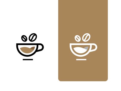 Coffee Cup logo icon Coffee Cup Logo, Coffee Cup Icon, Cup Logo, Coffee Logo, Logo Icon, Learning Design, Logo Images, Logo Icons, Texture Art