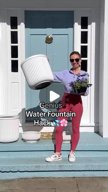 Diy Small Water Fountain, Diy Water Fountain Indoor, Diy Water Fountain Outdoor, Diy Fountains Backyard, Water Fountains Outdoor Diy, Homemade Water Fountains, Diy Water Feature, Diy Water Fountain, Diy Fountain