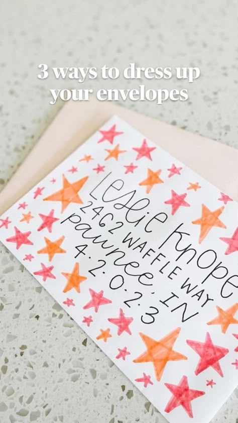 Art Envelopes, Mail Art Envelopes, Hand Lettering Cards, Envelope Lettering, Pen Pal Letters, Envelope Art, Pen Pal, Addressing Envelopes, Snail Mail