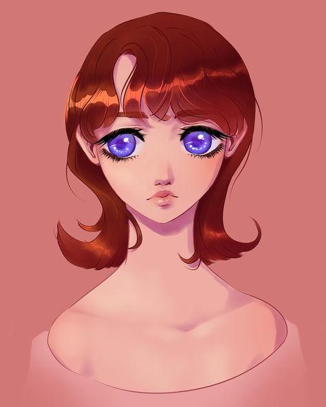 Shiny ✨ #art #digitalart #drawing #animeart Hair Drawing, Auburn Hair, How To Draw Hair, Shiny Hair, An Anime, Auburn, Art Videos, Anime Style, Manga Art