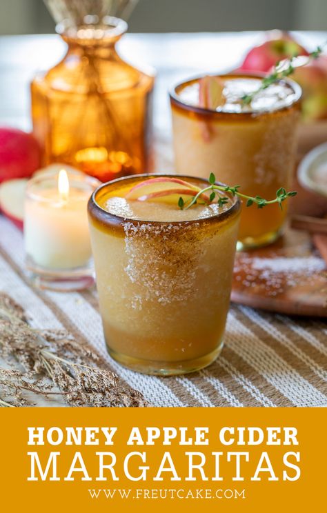 Frozen Apple Cider, Fall Margarita, Frozen Honey, Apple Cider Margarita, Cider Margarita, Lemon Curd Cookies, Apple Margarita, Curd Cookies, Frozen Apple