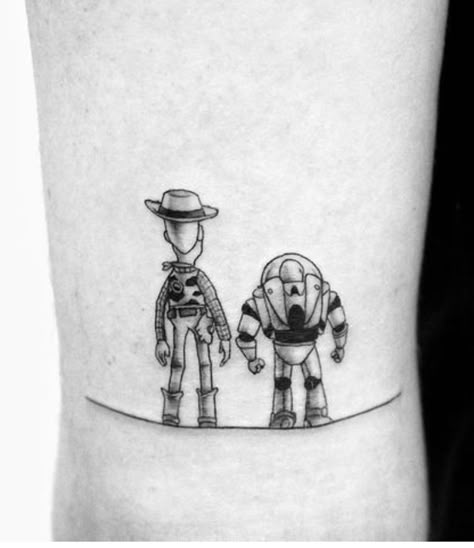 tattoos Disney Childhood Woody Tattoo, Lego Tattoo, Toy Story Tattoo, Cartoon Character Pictures, Memorial Tattoos, Cartoon Tattoos, Woody Toy Story, Tattoo Sketch, Disney Tattoos