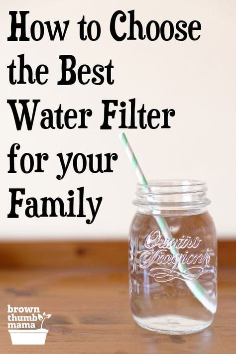 How do you choose the best water filter system for your family's needs? There's a big difference between a water filter and a water purifier, and believe me--you want a water purifier. #water #cleanwater #brita #pur #berkey Crunchy Living, Homesteading Life, Best Water Filter, Water Filter System, Water Filter Pitcher, Rain Collection, Survival Life Hacks, Water Filters System, Family Learning