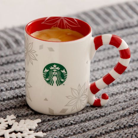 Starbucks Candy Cane mug; UK 2013 Diy Christmas Mugs, Starbucks Shop, Starbucks City Mugs, Starbucks Store, Coffee Barista, Candy Cane Ornament, Starbucks Christmas, Starbucks Mugs, Starbucks Drinks