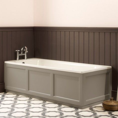 Hampton Furniture, Wooden Bath Panel, Paneling Makeover, Roper Rhodes, Bathroom Paneling, Bathroom Wall Panels, Wooden Bath, Bath Panel, Stunning Bathrooms