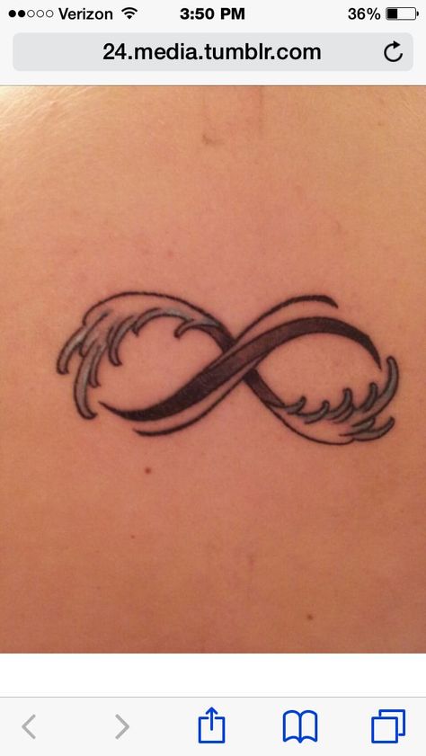 Wave Tattoo Design, Surf Tattoo, Wave Tattoo, Family Tattoo, Ocean Tattoos, Hawaiian Tattoo, Beach Tattoo, Infinity Tattoos, 1 Tattoo