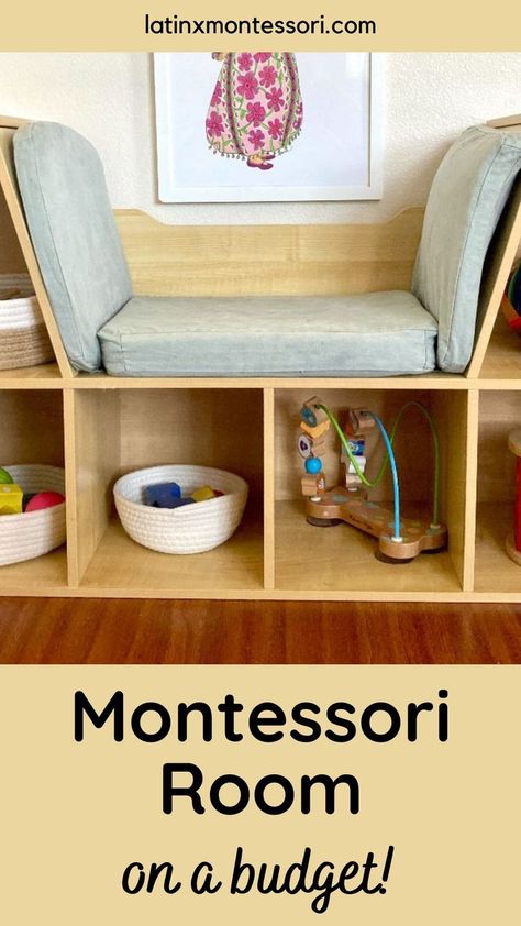 How do you create the right Montessori room? This is one of the most common questions I get asked. There are actually so many ways to implement Montessori at home on a budget! Montessori is about so much more than fancy materials and beautiful shelves. It is about creating the right Montessori environment for your child. Montessori Home Setup, Montessori Play Area, Montessori Environment, Montessori Parenting, Montessori Bedroom, Montessori Room, Montessori At Home, Learning Development, Room On A Budget