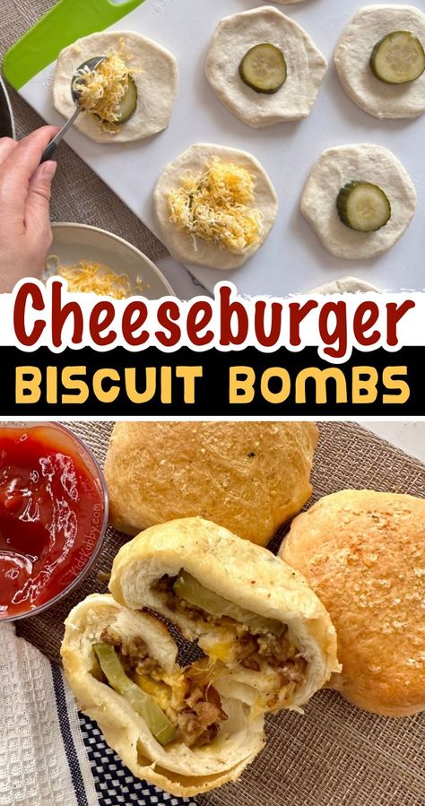 Biscuit Recipes Dinner, Summer Lunch Recipes, Handheld Food, Weekly Dinner, Kid Approved Meals, Hearty Comfort Food, Hamburger Recipes, Fast Dinners, Cheap Dinners