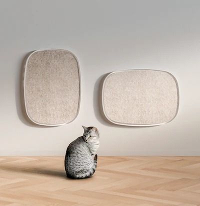 Looking for a solution to stop your cat from scratching your furniture? Miacara Pannello cat scratcher is a designer scratching panel that can be attached to your wall. Wall mounted large surface for cats to scratch & stretch. High quality and cute cat furniture from Miacara cat collection. Pet Furniture Design, Modern Cat Furniture, Canal House, Modern Cat, Cat Scratcher, Cat Room, Cat Stuff, Cat Supplies, Cat Furniture