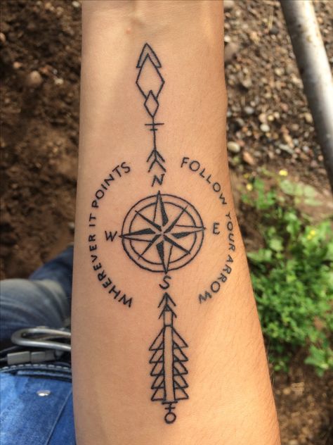 Kacey Musgraves "Follow Your Arrow" Tattoo Follow Your Arrow Tattoo Kacey Musgraves, Kacey Musgraves Tattoo, Follow Your Arrow Tattoo, Arrow Tattoo Ribs, Arrow Tattoo Arm, Arrow Tattoo Meaning, Tattoos Arrow, Adoption Tattoo, Meaning Of Arrow Tattoo