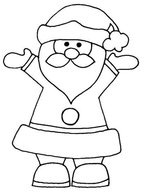 Santa Claus For Coloring, Santa Coloring Pages Free Printable, Santa Drawing, Santa Claus Drawing, Stencils Printables Templates, Father Xmas, Printable Christmas Decorations, Santa Claus Pictures, Xmas Drawing