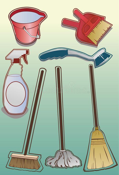 Cleaning supply Icons. A set of cleaning supplies done in a hand drawn style. So #Sponsored , #ad, #advertisement, #Icons, #Cleaning, #drawn, #set Cleaning Tools Drawing, Cleaning Drawing, New Year Wishes Cards, Bullet Journal Work, Work Journal, Mandala Art Therapy, School Activity, Cleaning Items, Clean Environment