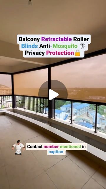 Baba Construction on Instagram: "Contact on below number for more information
+91 9867240617
.
All over India service available 🇮🇳
World Wide Shipping Available ✈️
.
Balcony Retractable Roller Blinds Anti-Mosquito 🦟 Privacy Protection🔓 
.

🏗️ Follow @baba_construction4u for valuable content!

📹 Check out my YouTube channel:
🔗 https://www.youtube.com/@babaconstruction4u

🙌 Save, tag your friends & family, and support by:
❤️ Liking, 💬 Commenting, 💌 Sharing

🔔 Turn on post notifications for updates!

We're here 24/7 to help you. Follow and DM for Paid Promotions, Collaboration, or any questions.

DM for credit or removal request

(No copyright intended) All rights and credits reserved to the respective owners.........

DM for Copyright issues 
.
.
#viral #reels #viralvideo #instagr Blinds For Balcony, Balcony Blinds, Balcony Shade, Curtain Partition, Balcony Privacy, Privacy Shades, Motorized Blinds, Anti Mosquito, Viral Reels