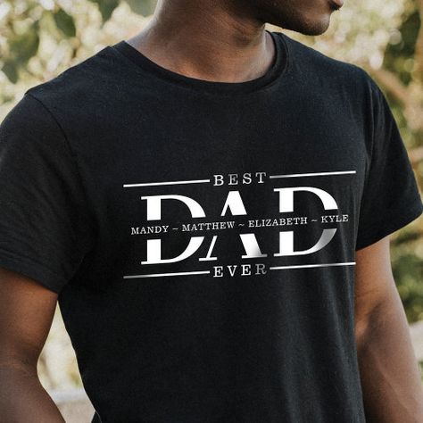 Mens Personalized Shirt, Papa T Shirt Ideas, Dad Birthday Shirt, Father S Day Shirts, Father’s Day Family Shirt Ideas, Father Day Shirt Ideas, Father’s Day Tshirt Ideas, Father’s Day Shirt Ideas, Cricut Fathers Day Gifts