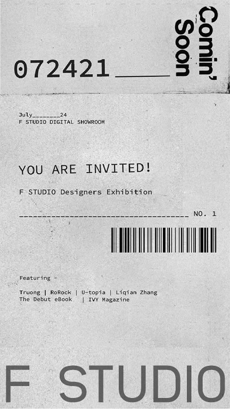 Digital Fashion Showroom | F STUDIO on Behance Fashion Exhibition Invite Design, Fashion Invitation Design, Exhibition Invitation Design, Fashion Show Invitation Card, Fashion Event Invitation, Fashion Invitation, Virtual Showroom, Fashion Show Invitation, E Invitation