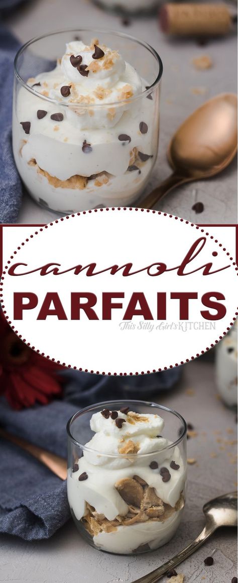 Easy Cannoli Recipe, Layered Dessert Cups, Cannoli Recipe Easy, Cannoli Desserts, Easy Cannoli, Cannoli Shells, Trifle Recipes, Cannoli Recipe, Cannoli Cream