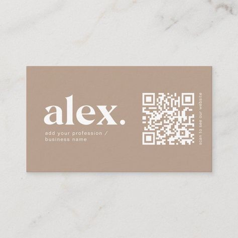 Minimalist design for your personalized business QR Code Logo cards. Select the ''Edit using Design Tool'' button to customize it further. Makeup Shopping List, Interior Designer Business Card, Salon Life, Merchandise Ideas, Makeup Shopping, Buisness Cards, Event Business, Card Inspo, Minimal Business Card