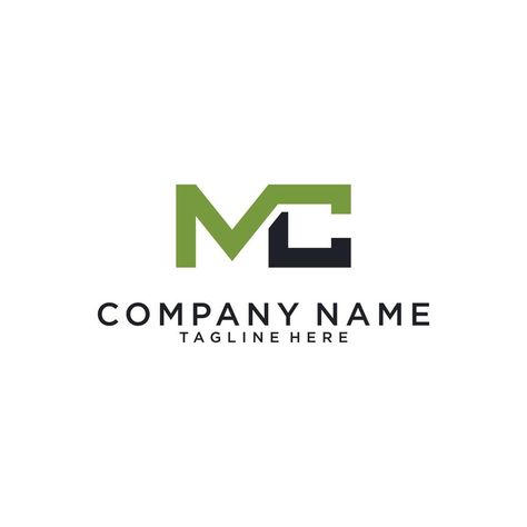 MC or CM initial letter logo design. Mc Logo Design, Mc Logo, Letter Logo Design, Initial Letter, Initial Letters, Letter Logo, Company Names, Logo Inspiration, Vector Art