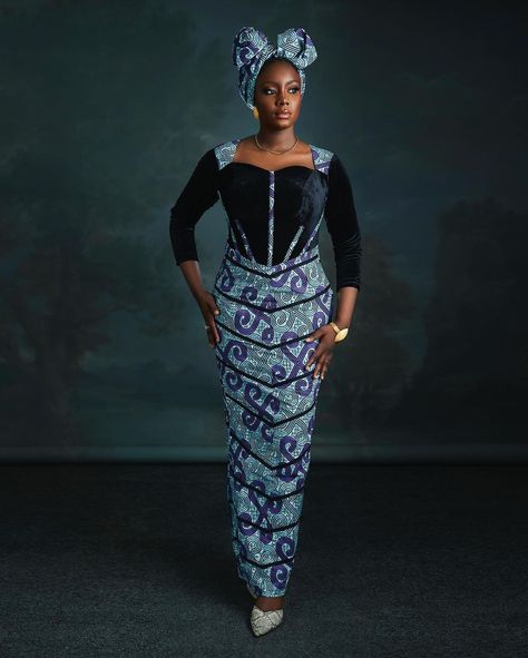 Aso Ebi Ankara Styles 2022, Long Outfit, Ankara Short Gown Styles, Ankara Gown, Ankara Skirt And Blouse, Combination Fashion, Ankara Gowns, African Fabric Dress, Ankara Skirt