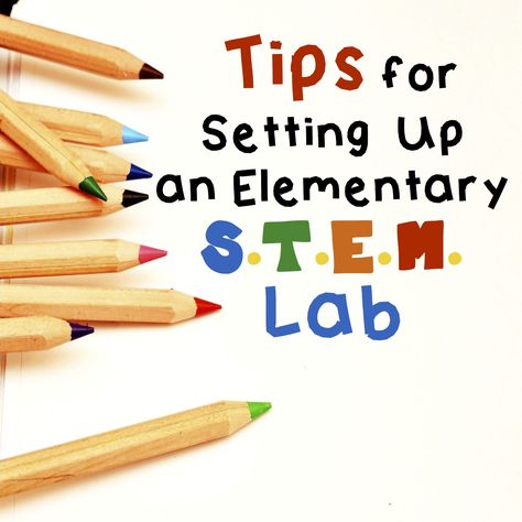 The Focus on STEM With the new focus on STEM, STEM labs are popping up all over the place! Has someone asked you to teach STEM and set up a lab?  Starting a STEM lab can be overwhelming. Here are some great tips  that will help you get started in an organized fashion! A … Stem Classroom Setup, Stem Lab Design, Stem Station, Steam Classroom, Elementary Stem, Stem Activities For Kids, Halloween Stem, Stem Classes, Stem Elementary